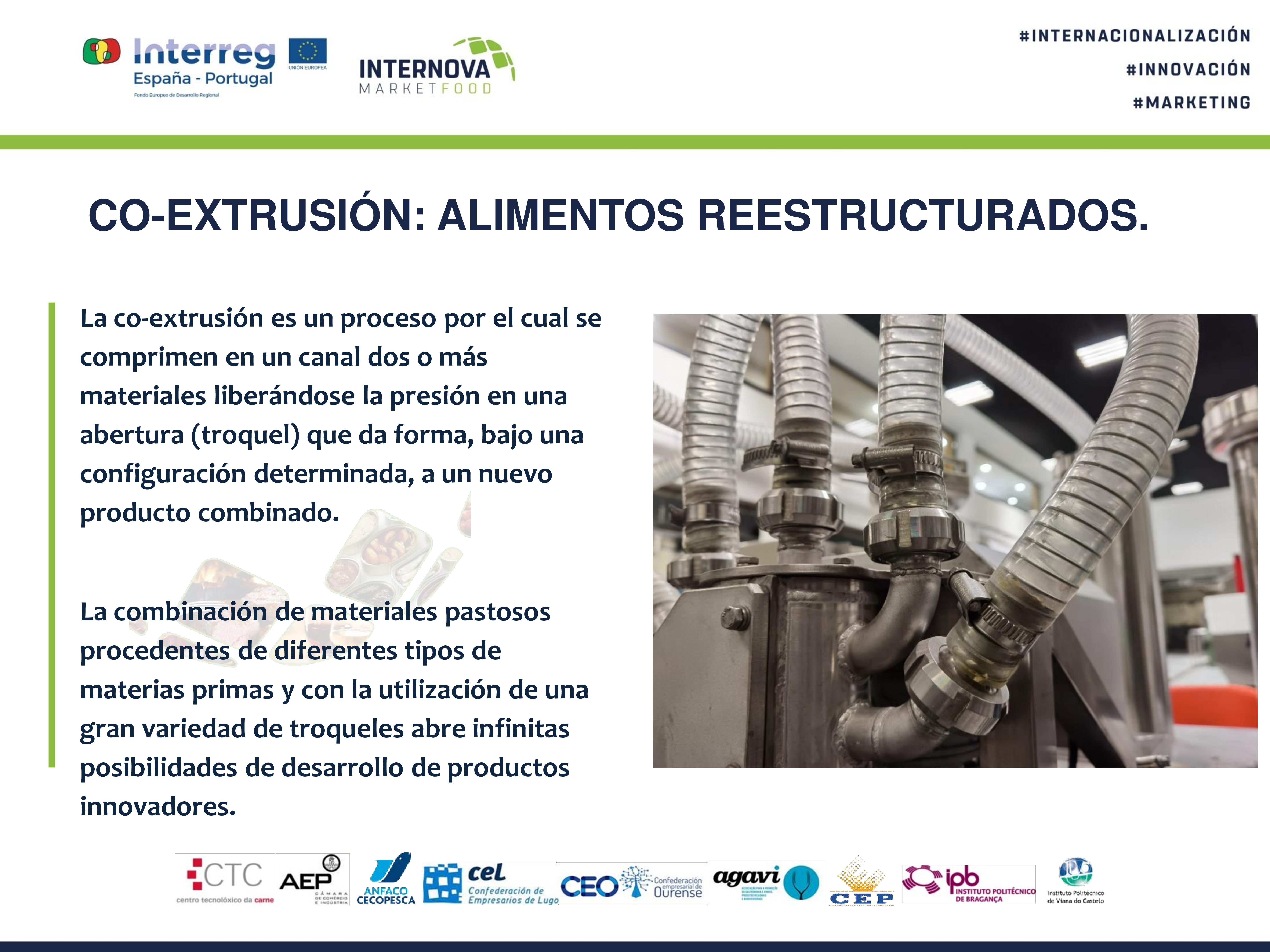 CO EXTRUSIÓN: ALIMENTOS REESTRUCTURADOS.